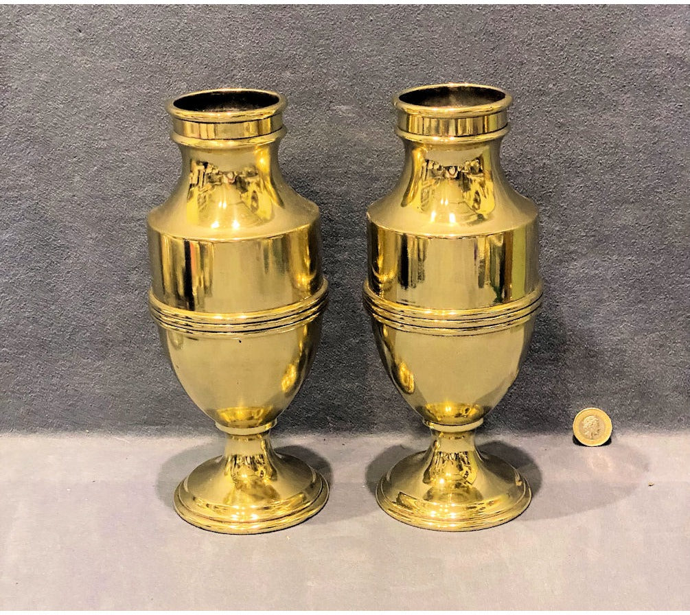 Pair of Eccliastical Vases — view 2