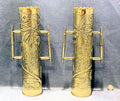 Pair of First World War Trench Art Brass Shell Cases — Brass, 1918