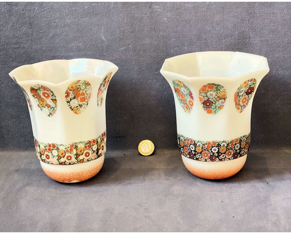Pair of Glass Lamp Shades — view 2