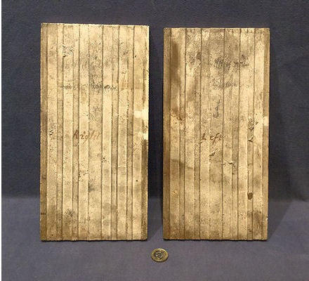 Pair of Golfers Ceramic Tiles — view 2