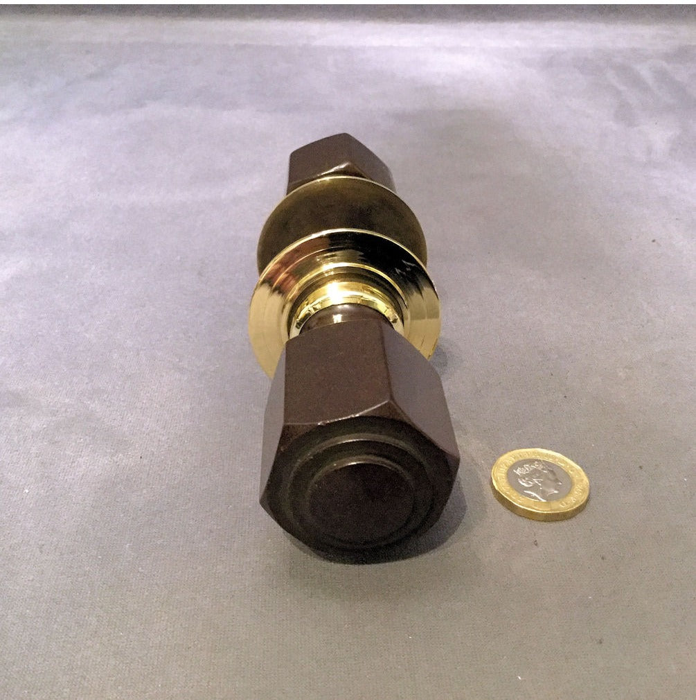 Pair of Hexagonal Bakelite Door Handles — view 2
