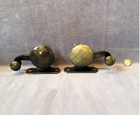 Pair of Horn Interior Bell Pulls — Horn, early 19th century