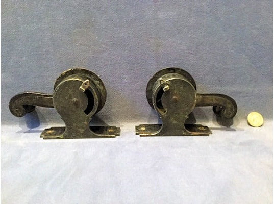 Pair of Horn Interior Bell Pulls — view 2