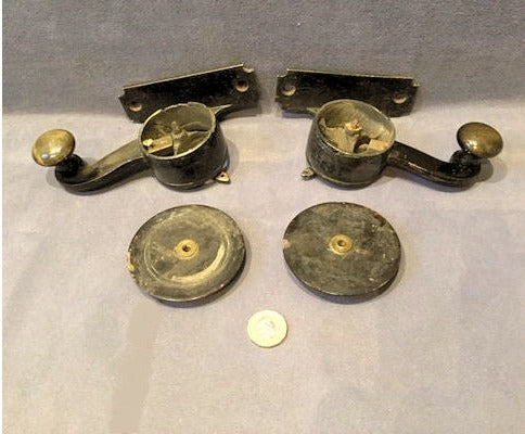 Pair of Horn Interior Bell Pulls — view 3