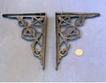 Pair of Kenrick Cast Iron Shelf Brackets — Cast iron, late 19th century