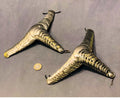 Pair of Nickel Firemans Epaulettes — Nickel, 1920's