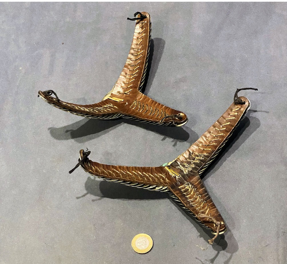 Pair of Nickel Firemans Epaulettes — view 3