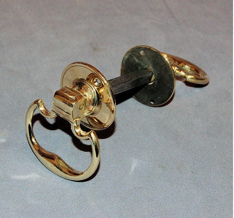 Pair of Period Brass Door Handles, several pairs available — Brass, early 19th century