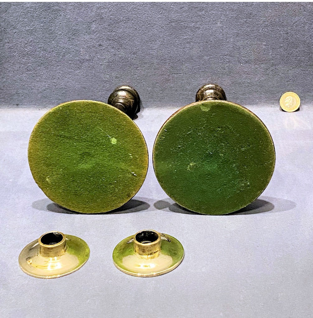 Pair of Shakespeare Oak Candlesticks — view 3