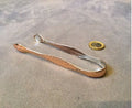 Pair of Sheffield Plated Copper Sugar Tongs — Sheffield plate, early 19th century