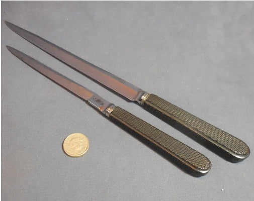 Pair of Steel Liston Amputation Knives — view 2