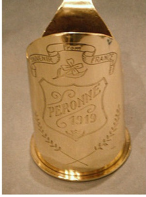 Pair of Trench Art Brass Jugs — view 3
