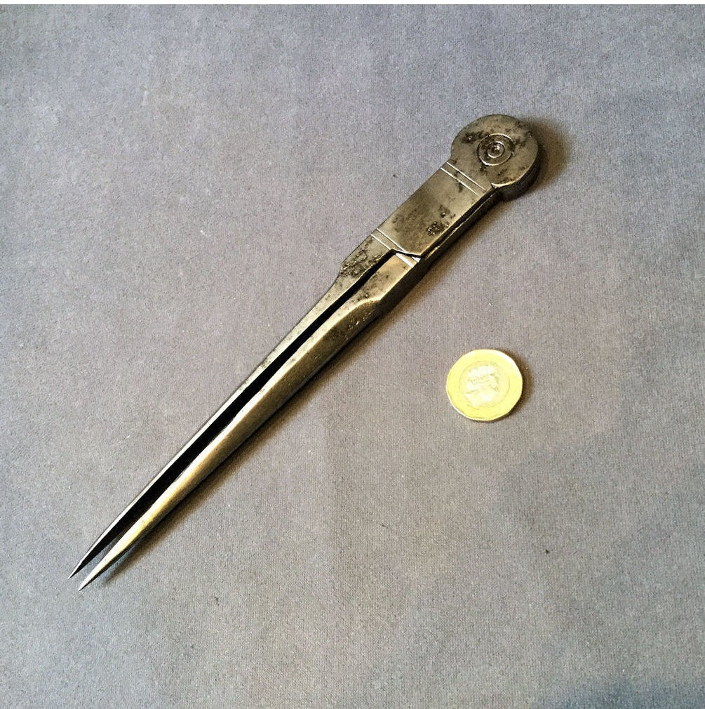 Pair of Wrought Iron Callipers — view 2