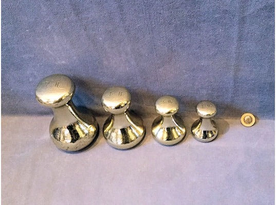 Part Set of 4 Nickel Counter Weights — view 2