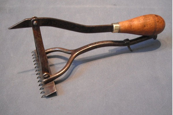 Patent Carpet Stretcher — Iron, 19th century
