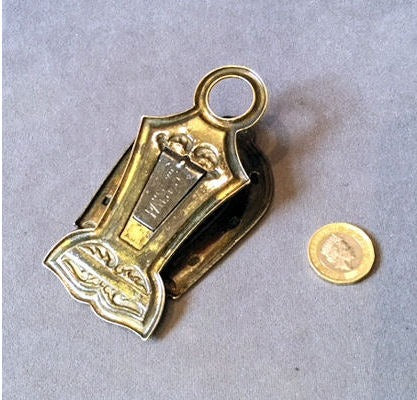 Perry Brass Letter Clip — view 2