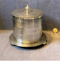 Pewter Biscuit Barrel — Pewter, late 19th century