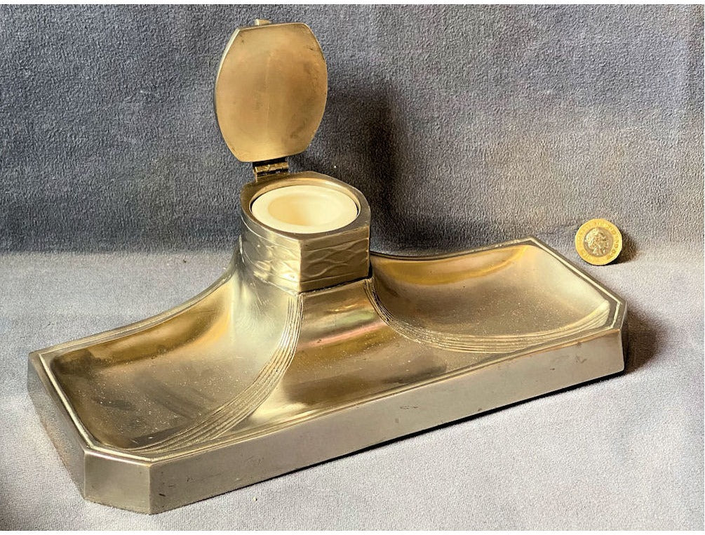 Pewter Inkstand — view 2