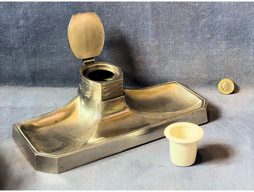 Pewter Inkstand — view 4