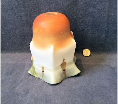 Pictorial Glass Electric Light Shade — view 2