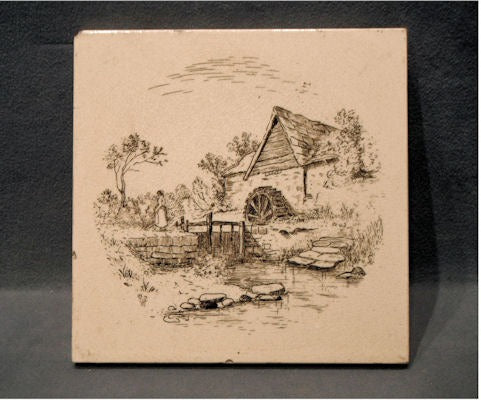 Pictorial Tile — Ceramic, late 19th century