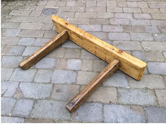 Pine Saddle Rack — view 2