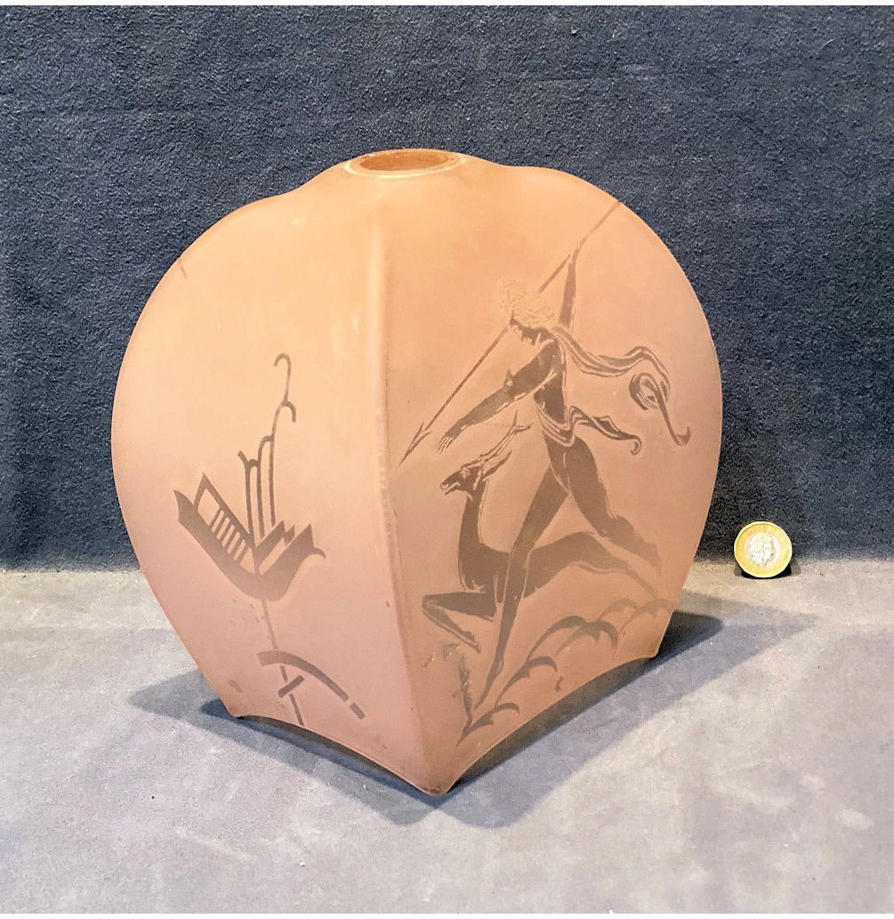 Pink Frosted Light Shade — view 3