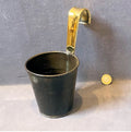 Pint Brass & Steel Dairy Measure — Brass, late 19th century