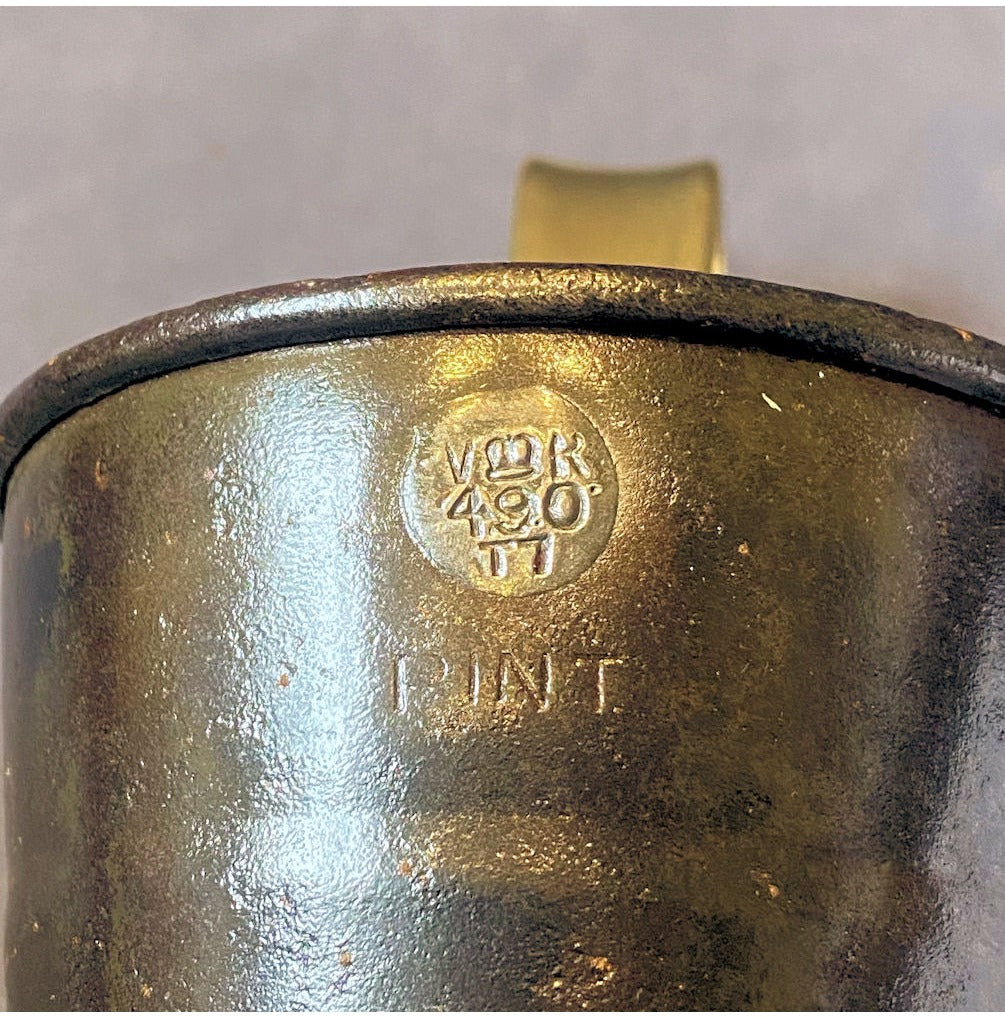 Pint Brass & Steel Dairy Measure — view 2