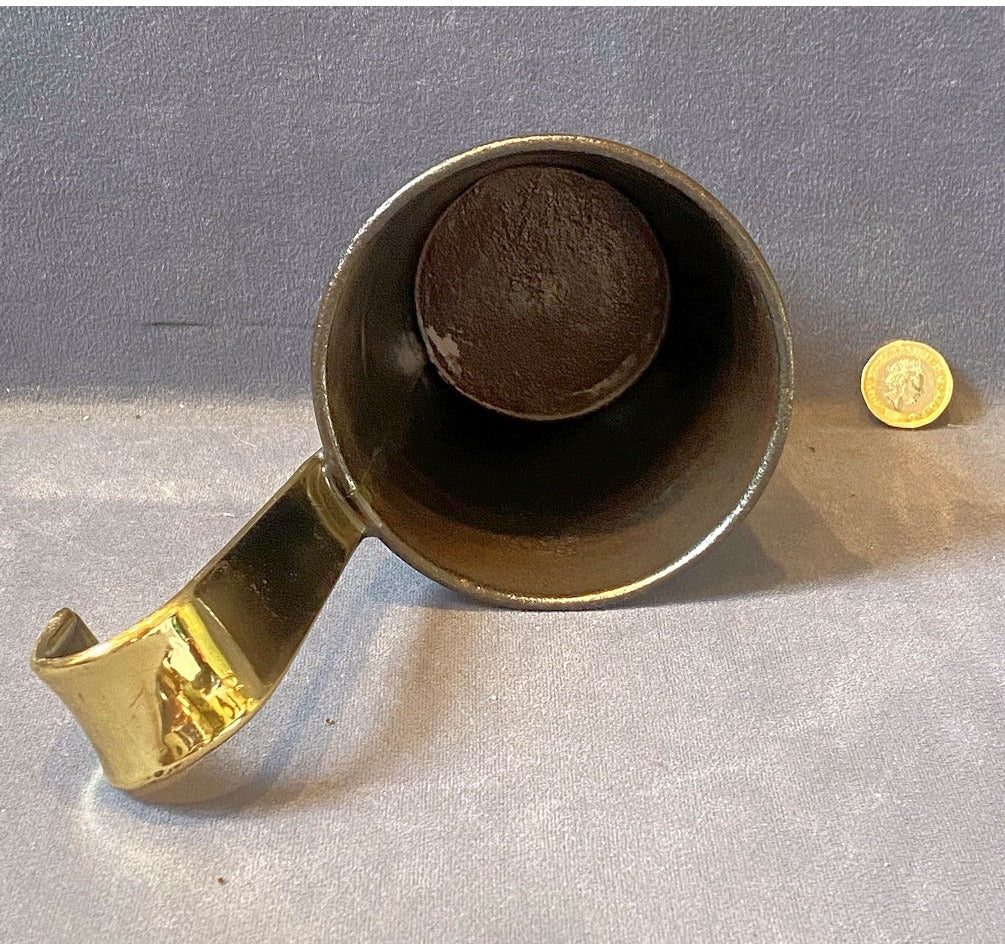 Pint Brass & Steel Dairy Measure — view 4