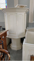 Pitch Pine Pulpit — Wood, late 19th century