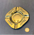 Players Please Brass Ashtray — Brass, 1920's