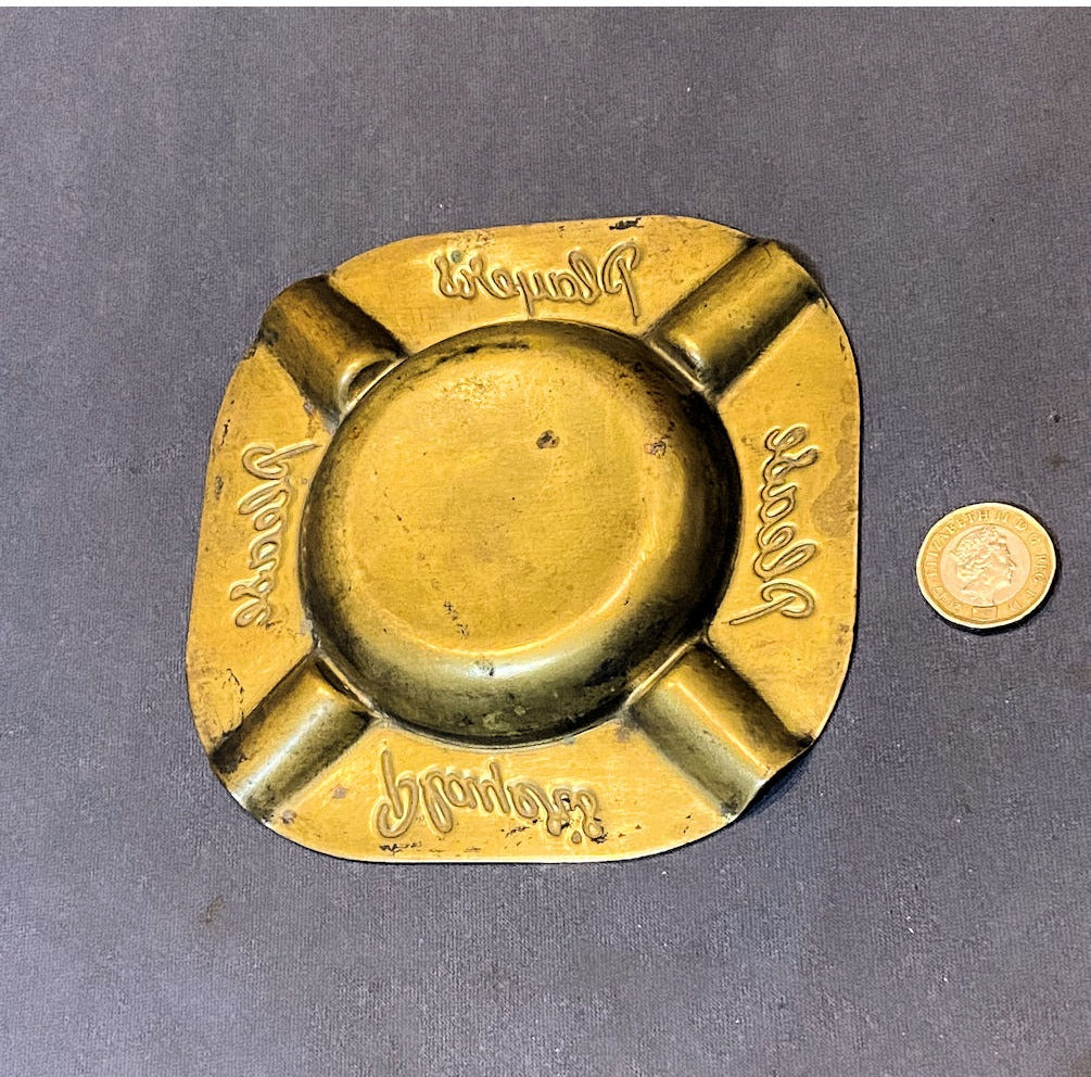 Players Please Brass Ashtray — view 2