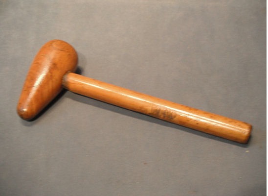 Plumbers Lead Dressing Mallet — circa 1900