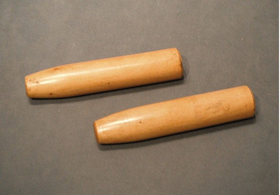 Plumbers Lead Dressing Tool, 2 available — Wood, circa 1900