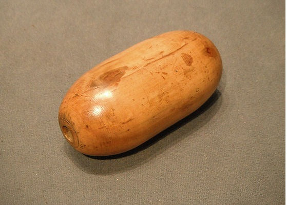 Plumbers Lignum Vitae Bobbin — circa 1900