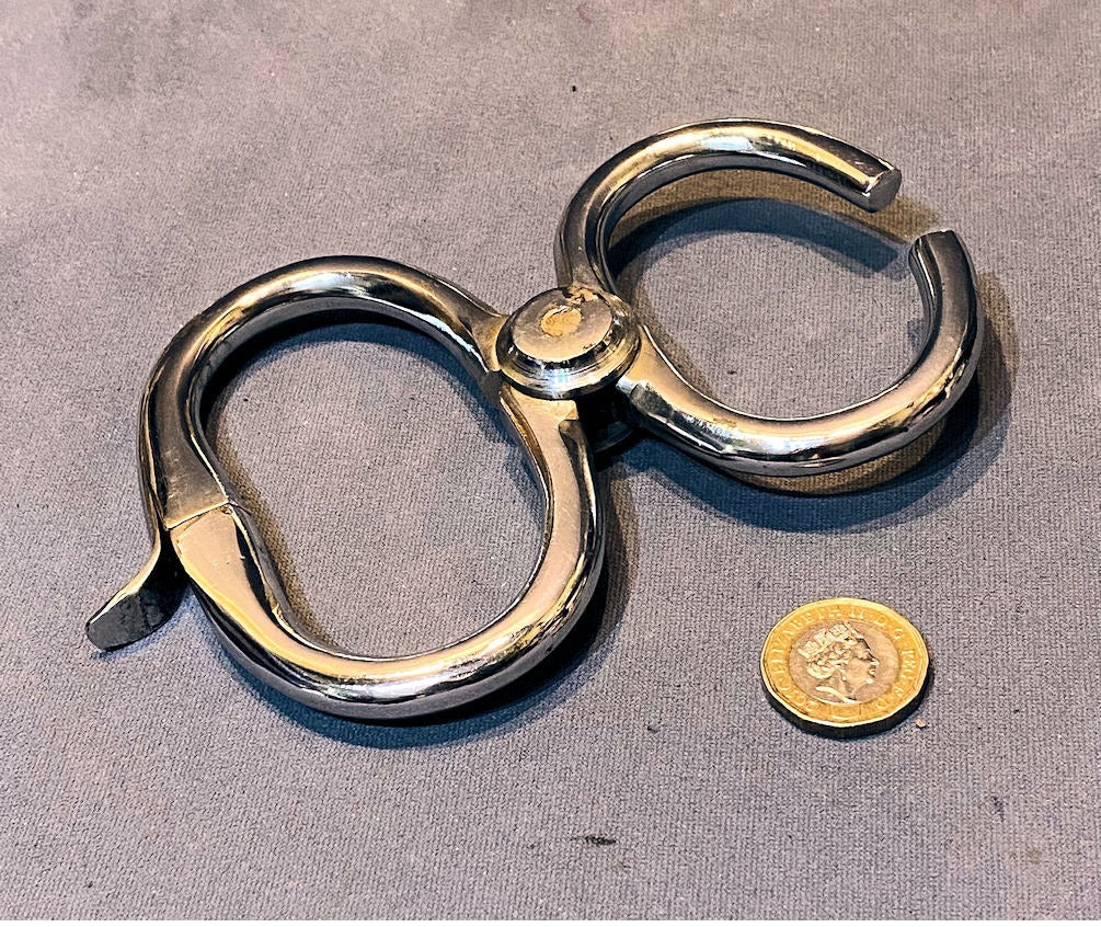 Police Leading Handcuffs — Nickel, circa 1900