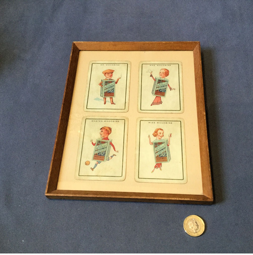 Pre-war Woodbine Playing Cards — Wood