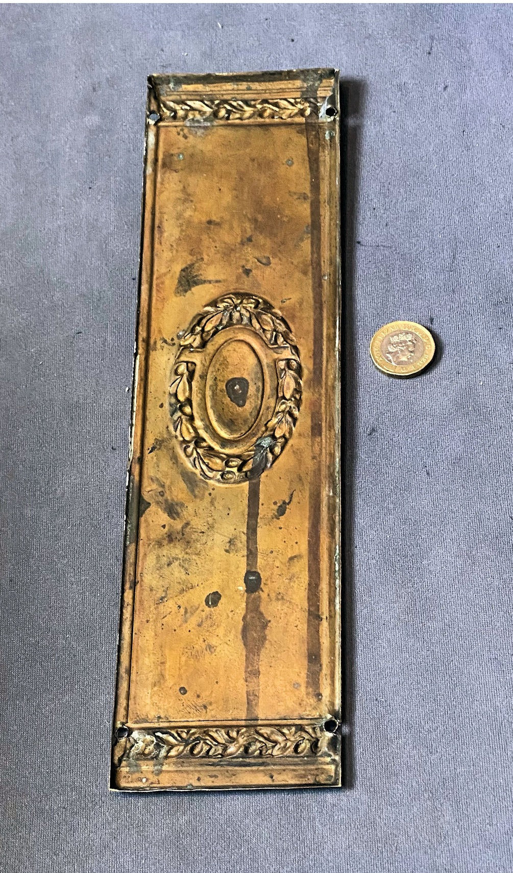 Pressed Brass Fingerplates, 3 available — view 2