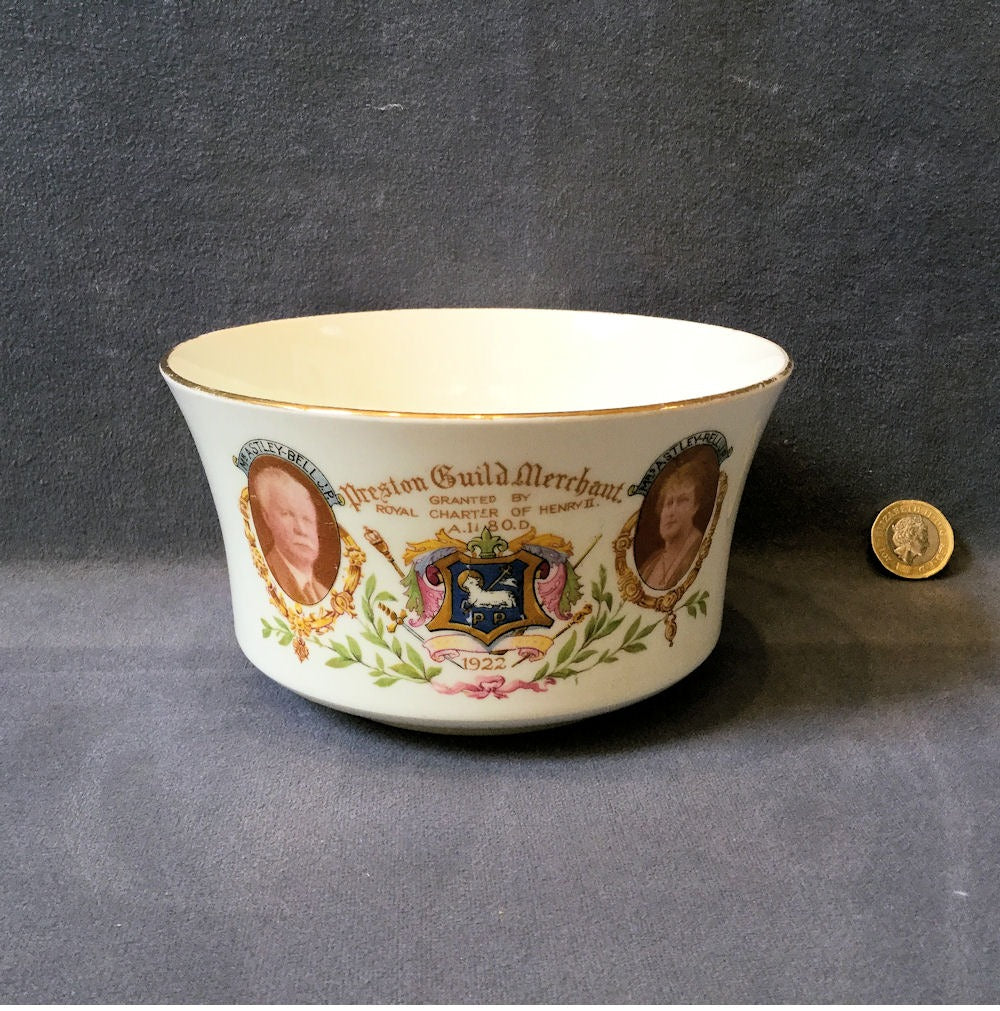 Preston Guild Sugar Bowl 1922 — Ceramic, 1922