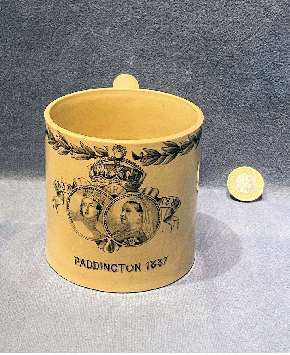 Queen Victoria's Golden Jubilee Mug — Ceramic, 1837