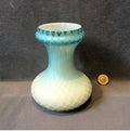 Quilted and Overlaid Glass Hyacinth Vase — Glass, 1920's