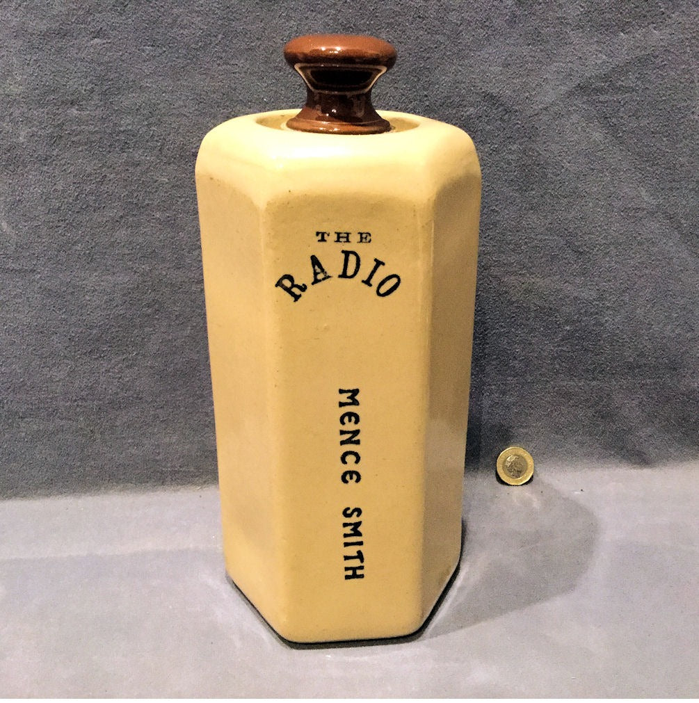 Radio Stoneware Footwarmer — Stoneware, 1920's