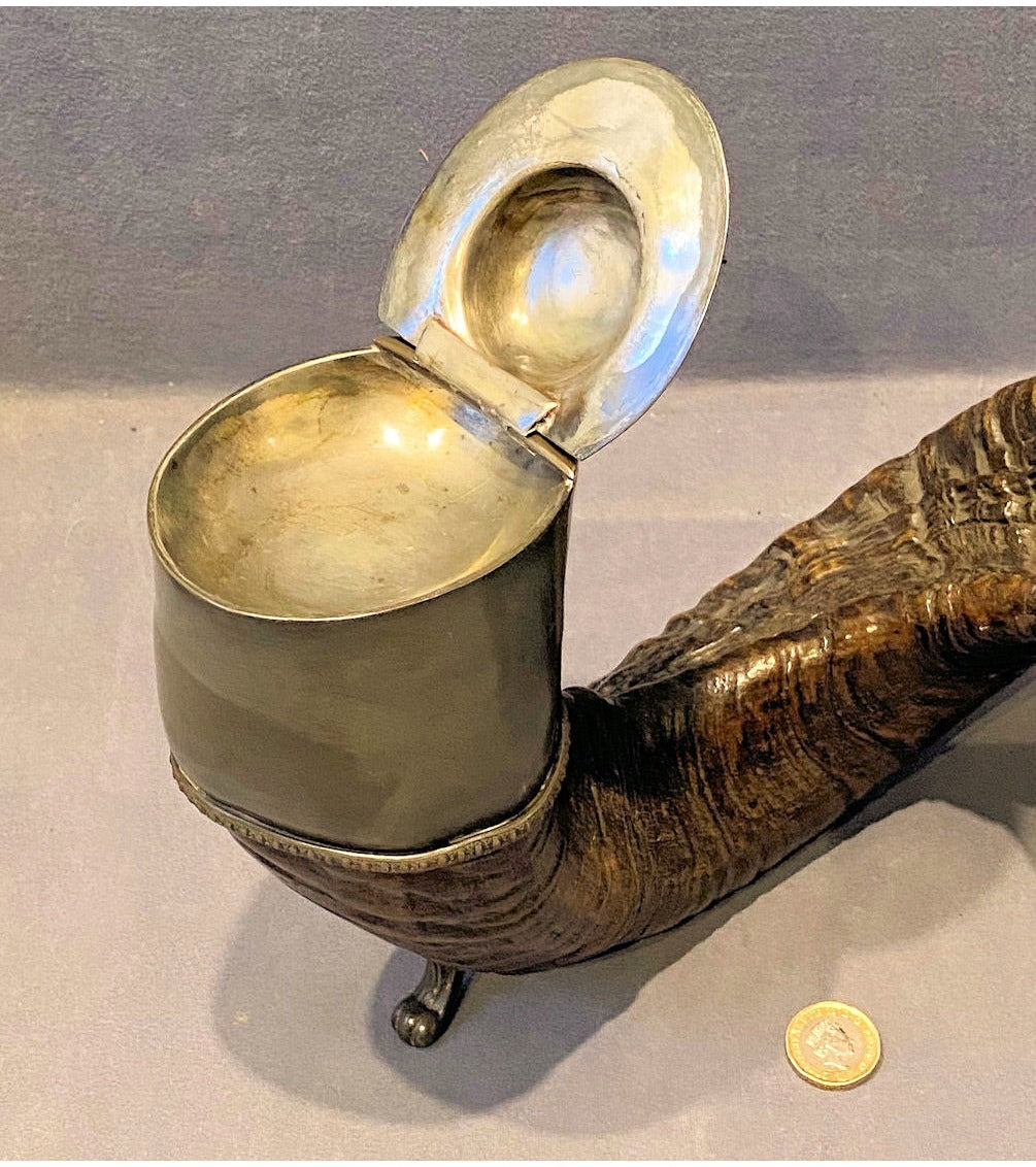 Rams Horn Snuff Mull — view 5