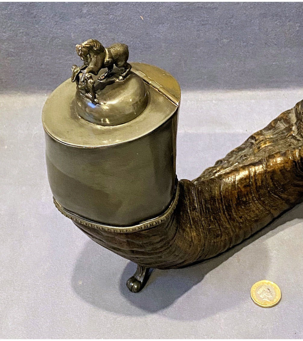 Rams Horn Snuff Mull — view 6