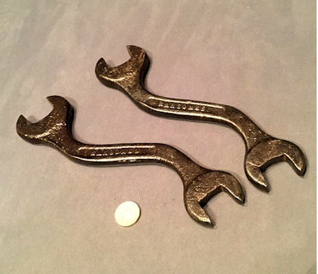 Ransomes Tractor Spanner, 2 available — Wrought iron, 1920's