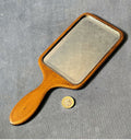 Rectangular Hand Mirror — Glass, late 19th century