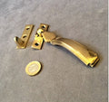 Reversible Brass Casement Window Catches, 2 available — Brass, 1930's