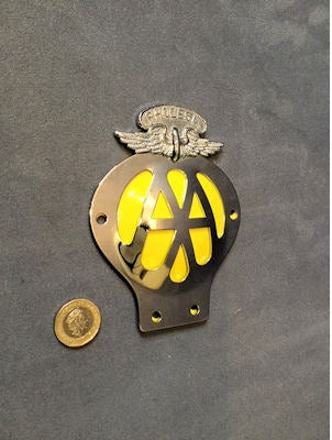 Rhodesia AA Badge — Chrome, 1960's