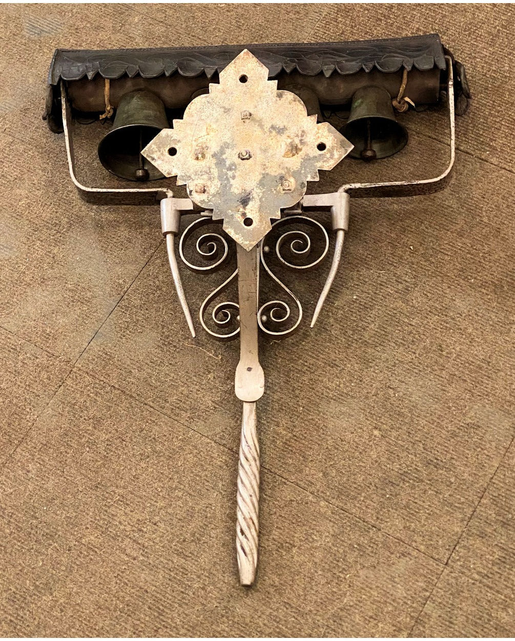 Robert Wells Four Bell Wall Chimes — view 2